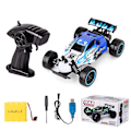 Pikkukuva 1 / 5: Rc Racing -autot 2,4 GHz radio-ohjattava auto 1:20 2wd (sininen 1881)