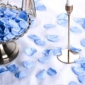 Miniatyrbilde 2 av 5: 400 stk. Roseblader Blomsterblader For Bryllup Blomsterpikekurv Jubileumsfest Bordpynt Valentinsdekorasjon blue