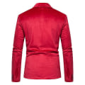 Miniatyrbilde 3 av 5: Herre Casual Blazerjakker, To-knapps Slim Fit Sportsjakke Red M