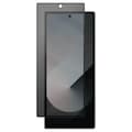 Härdat glas för Galaxy Z Fold 6 Extern Anti-Spy, Svart