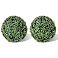 Miniatyrbillede 1 af 3: Kugler 2 stk. Kunstig Topiary Kugle 28cm33cm