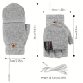 Miniatyrbilde 2 av 5: Hold deg varm og komfortabel hele vinteren med USB-varmehansker for kvinner og menn!