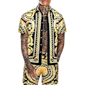 Pikkukuva 1 / 5: Miesten ylelliset rennot lyhythihaiset havaijipaita-asut COLOR 2 XL