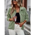 Miniatyrbild 2 av 5: Dam Temperament Rock 2023 Vår Och Höst Allt Med Mode Casual Slim Damkläder green M