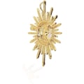 Miniatyrbild 2 av 5: Pärla Brosch Pin För Kvinna Mode Rhinestone Guld Smycken Semestergåvor För Flickor