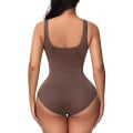 Pikkukuva 5 / 5: Naisten Saumaton Vartalonmuokkaus Korkea Elastinen Body Alusvaatteet Slim Shaper M Pale Mauve
