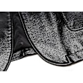 Miniatyrbild 4 av 5: Herr Casual Notch Krage 2 Knapp Slim Faux Läder Blazer Kostym Jacka Navy S
