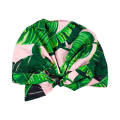 Miniatyrbilde 2 av 4: Luksuriøs dusjhette for kvinner, vanntette badehetter med sløyfe, gjenbrukbare dusjhetter, multifunksjonell dusjhette, hodeplagg for hjemmebad Palm Leaves