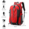 Miniatyrbild 2 av 5: Ny Resväska Sport Ryggsäck - Utomhus Ryggsäck Camping Vandring Ryggsäck red style4