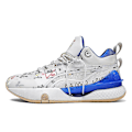 Miniatyrbillede 2 af 5: Herre Basketballsko Høj Overdel Åndbare Sportssko Skridsikre Mode Sneakers 3F8899 Gray EU 44