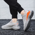 Miniatyrbilde 3 av 5: Herre Sport Løpesko Flygende Vevde Casual Sneakers Frlt55 Orange EU 39
