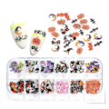 Miniatyrbild 4 av 5: Halloween Sequin för kvinnors nageldekoration Halloween nageldesignhantverk style 2