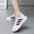 Miniatyrbillede 5 af 5: Damesko Flyknit Sneakers Udendørs Sportssko n727 White EU 38