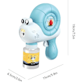Miniatyrbild 2 av 5: Handburen bubbelmaskin, handburen bubbelblåsare | Tecknad snigelformad bubbelmaskin - Rolig utomhusbubblamaskin, helautomatisk bubbelblåsare