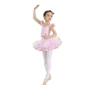 Miniatyrbillede 3 af 5: Balletkjoler til små piger, trikot med skørt, balletdanserkjole Pink 110cm