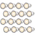 Miniatyrbillede 1 af 4: 12 stk. LED Indbygningsspots, 12V-IP67, 0,6W DC, varm hvid [Energiklasse A+]