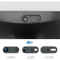Miniatyrbillede 3 af 5: 3 stk. webkameradæksler, objektivbeskyttelse, mobiltelefonkameradækselmaske, kameraskydedæksel (sort)