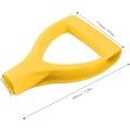 Miniatyrbilde 2 av 5: D-spadehandtak indre diameter på 3,2 cm/1,26\" erstatningsspadehandtak i plast for graving og ripping (gul)