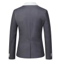 Miniatyrbilde 3 av 5: Uformell blazerjakke for menn, slim fit, stilig dressjakke Grey XL