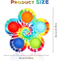 Miniatyrbild 2 av 5: Pop Fidget Spinner, Push Bubble Spinner Enkla Fidget Popper Spinners För Stressavlastning, Fidget Leksak Med Tryckbubbla För Vuxna Barn (12-pack)
