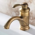Miniatyrbillede 3 af 5: Antik Retro Badehane Europæisk Vask Varmt Og Koldt Badeværelse Vask Blandingsbatteri, Toilet Håndvask Vandhane