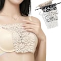 Miniatyrbild 3 av 9: Spets Sekretess Anti Peep Osynlig BH, 3 st Klyvningsöverdrag för Låg Halsringning, Clip-on Mock Spets Camisole BH