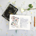 Miniatyrbillede 3 af 5: Blomster Læder Journal Med Lås Skrive Dagbog Notesbog Kombination Adgangskode Linjeret Genopfyldeligt Papir 215 X 155 Mm (hvid)