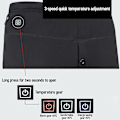 Miniatyrbild 3 av 5: Unisex USB Elektriska Uppvärmda Byxor Vinter Varma Leggings Uppvärmning Elastiska Byxor 4XL Men