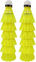 12-pack Nylon Badmintonbollar, Träning Badmintonbollar med Hög Hastighet