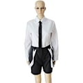 Miniatyrbillede 4 af 5: Sort Hvid Bjørn Cosplay Kostume Danganronpa Dragt Træningsuniform Er Unisex Top Jakke M