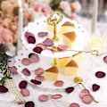 Miniatyrbild 3 av 4: 400 stjälkrosblad för bröllop blomma flicka korg mittgång middagsbord mittpunkter fest brud bröllopsdusch romantisk dekoration Style 1
