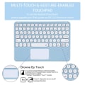 Miniatyrbild 5 av 5: Bluetooth-tangentbordfodral för iPad Pro/pro11/air/air2/air3/air4/mini6/10.9\"/10.2\"/10.5\"/8.3\"/9.7\" Purple Ipad Air3