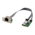Miniatyrbillede 1 af 5: M.2 A+e Key 2.5g Ethernet Lan Kort Rtl8125b Industriel Kontrol Netværkskort Pci Netværksadapter Green