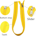 Miniatyrbillede 3 af 5: 10 stk. 65 cm delbare nylon lynlåse, bulk #5 jakke lynlåse til jakker, frakker, syhåndværk, 10 blandede farver