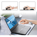 Miniatyrbild 3 av 5: Tangentbord handledsstöd 10 x 6,5 cm liten PU tecknat djur trötthet lindring musmatta ergonomiskt handledsstöd för dator laptop tangentbord (grå katt)