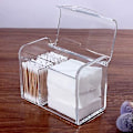 Miniatyrbillede 4 af 5: Qtip Holder Dispenser til Badeværelsesorganisering, Klar