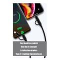 Pikkukuva 2 / 5: 4-in-1 Latauskaapeli PD Monitoiminen Nopea Lataus Datakaapeli Type-C - Type-C Latauskaapeli Ph