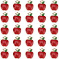 Miniatyrbild 1 av 5: 1 Ask 50 st Lärare Berlocker Skolberlock Emalj Rött Äpple Berlocker Student Tur Alloy Fruktberlocker för Smyckestillverkning Berlock Lärarens Dag Present Örhängen