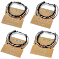 Miniatyrbild 4 av 5: Morse Code Alfanumerisk Par Armband Justerbara Armband Morse Code String ZJ8399-Never Give Up