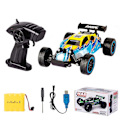 Pikkukuva 1 / 5: Rc Racing -autot 2,4 GHz radio-ohjattava auto 1:20 2wd (keltainen 1881)
