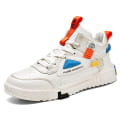 Miniatyrbillede 1 af 5: Herre Sport Løbesko Casual High Top Sneakers Fr2107 White EU 43