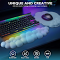 Miniatyrbilde 2 av 5: Blå Sky Håndleddsstøtte Gaming Tastatur og Musematte Komfort for Dine Håndledd og Hender, for Hjemmekontor, Tastatur, Mac Memory Foam Musematte