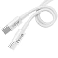 Miniatyrbillede 1 af 5: IVON CA203 1m 60W Type-C til Type-C Hurtig Opladerkabel