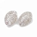 Pikkukuva 3 / 3: 10 kpl Halkeilevia akryylihelmiä, soikea Gainsboro, 20x13x13mm, reikä: 2mm