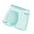 Pikkukuva 2 / 5: Miesten alushousut 3D-stereo leimaus yksiosainen miesten jääsilkki bokserit hengittävät saumattomat seksikkäät läpinäkyvät alushousut light green 4XL