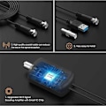Miniatyrbillede 5 af 5: TV Antenne Digital HDTV Antenne Indendørs Antenne HDTV Forstærker Super Flad TV Antenne