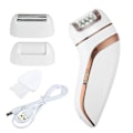 Miniatyrbilde 5 av 5: Epilator for kvinner, 3 i 1 elektrisk hårfjerner trådløs epilator hard hud fjerner, bærbar oppladbar hårfjerning for kvinner, hvit