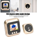 Miniatyrbild 3 av 5: Digital dörröga med 2,4-tums TFT LCD, intelligent dörröga rörelsedetektering infraröd nattvision 135 visning dörrklocka intercom