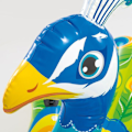Miniatyrbillede 5 af 8: Oppustelig Påfuglebåd Pool Float til Børn, Oppustelig Båd Pool Float