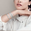 Miniatyrbillede 2 af 4: Vævet Armbånd Dame Smykker Charm Basis Stil Kæreste Fødselsdagsgave 16cm Silver